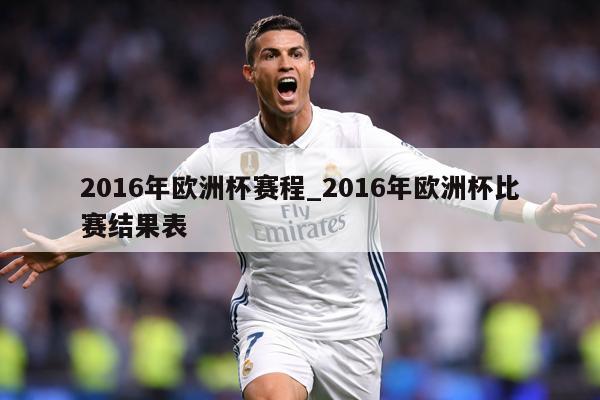 2016年欧洲杯赛程_2016年欧洲杯比赛结果表