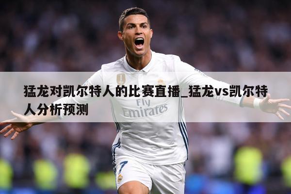 猛龙对凯尔特人的比赛直播_猛龙vs凯尔特人分析预测